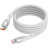 Ksix BCL060WAT01, 1 m, USB C, USB C, USB 2.0, 0,48 Gbit/s, Weiß