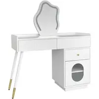 OKWISH Lowboard 180cm mit Schublade,TV-Sideboard mit 7 Ablagefächern,Fernsehschrank 75 Zoll mit Tür,Fernsehbank Hochglanz,Weiß