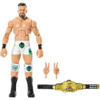 Mattel WWE Elite Actionfigur Austin Theory, Serie #121, ca. 15 cm große Sammelfigur mit Zubehörteilen, 8 Jahr(e), Mehrfarbig, Kunststoff