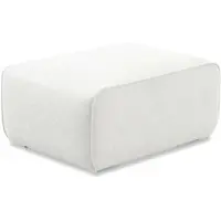 Home affaire Polsterhocker "Noord 92/66 cm", beige (cream), B:92cm H:44cm T:66cm, 100% PES, Hocker, Polsterhocker, mit Kedernaht, schöne Serienergänzung