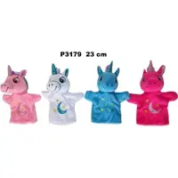 Sandy Einhorn-Handpuppe, 23 cm, MIX – Sun-Day