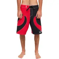 Quiksilver Boardshorts "YG Surfsilk Interceptor 21", Herren, Gr. 30S, rot (high risk rot), Obermaterial: 88% Polyester, 12% Elasthan., Hosen Boardshorts