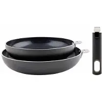 COSY&TRENDY Set aus 2 aluminium-bratpfannen, 24/28 cm, mit griff 5189003