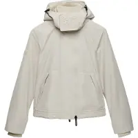 Superdry für Damen. W5012174A Graue Hooded Arctic Jacke (M), Lässig, Recyceltes Polyester