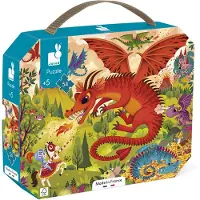 Janod Kingdom Of Dragons Puzzle 54 Stücke Kinder One Size
