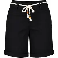 Alife & Kickin Shorts , Damen, Gr. M, Normalgrößen, schwarz (moonless), 95% Baumwolle, 5% Elasthan, Hosen Shorts, leichte Kurzhose aus Baumwoll-Materialmix mit Regular Fit
