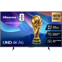 Hisense 43 '' A6S | UHD Smart TV 4K 60 Hz, 109,2 cm (43"), 3840 x 2160 Pixel, DLED, Smart-TV, WLAN, Schwarz