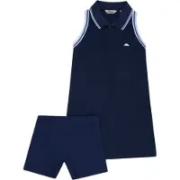 Ellesse Polokleid "OTRAN TENNIS DRESS", Damen, Gr. 40, N-Gr, blau (navy), Obermaterial: 50% Baumwolle, 48% Polyester, 2% Elasthan, Kleider Polokleid, ärmelloses Design, für Erwachsene