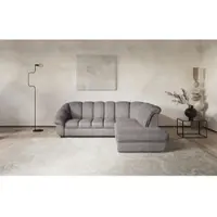 Cotta Ecksofa "Mado, Breite 260 cm", grau (dunkelgrau), B:260cm H:88cm T:104cm, 100% POLYESTER (PES), Sofas, Ecksofa, verschiedene Sofas individuell kombinierbar