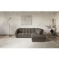 Cotta Ecksofa "Mado, Breite 260 cm", braun (schoko), B:260cm H:88cm T:104cm, 100% POLYESTER (PES), Sofas, Ecksofa, verschiedene Sofas individuell kombinierbar