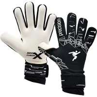 Precision Torwarthandschuhe Fusion X Pro Lite Giga Junior schwarz-weiß Größe 6