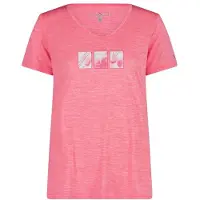 CMP - Women's Light Melange T-Shirt - Funktionsshirt Gr 46 rosa