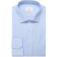 Eterna Hemd Uni Popeline Modern Fit Standard (65cm) 1100-10-X19K Gr. 45 blau