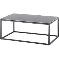 Freiraum Couchtisch >VARNA< in anthrazit, Glas-Keramik / Metall - 100x40x60cm (BxHxT)