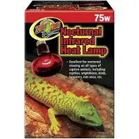 Zoo med RS-75E Nocturnal Infrarotstrahler, 75W, Wärmequelle für Terrarien