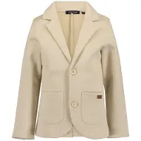 Blue Seven Sweatjacke "Sakko", Jungen, Gr. 110, beige (0520, beige), 70% Baumwolle, 30% Polyester, normal normal, V-Ausschnitt, normaler Saum, Sweatjacken Sweatjacke
