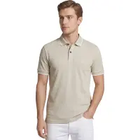 HUGO BOSS für Herren. 50507699 Passertip Poloshirt beige (3XL), Lässig, Baumwolle, Kurzarm