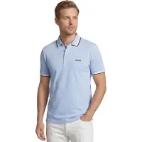 BOSS für Herren. 50469055 Blaues Poloshirt von Paddy (M), Lässig, Baumwolle, Kurzarm