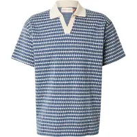 Revolution - Jaquard Polo Shirt - Polo-Shirt Gr S blau