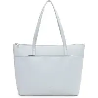 Emily & Noah Shopper "Shopper E&N Albi RUE 09", Damen, Gr. B/H/T: 34cm x 30cm x 13cm 0, blau (lightblau 530), Polyurethan, Taschen Shopper