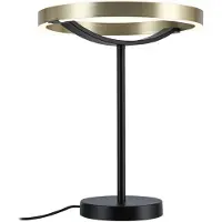 Paulmann LED-Tischlampe Melira, schwarz/gold, Höhe 37 cm