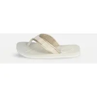 O'Neill Zehentrenner "JACKY WOMEN LOW", Damen, Gr. 37, atmungsaktiv, beige (weißcap gray), Synthetik, Schuhe Zehentrenner