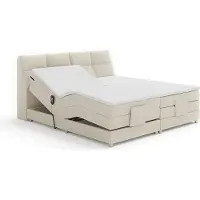 Kondela Elektrisches verstellbares Doppelbett Gerona New 180x200 cm - Beige