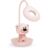 Luxus Europe - Nachtlampe Kinderzimmer Doggy Mini Rosa - Kabelloses LED-Nachtlicht für Kinder – USB-C wiederaufladbar