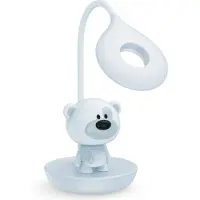 Luxus Europe - Nachtlampe Kinderzimmer Doggy Mini Blau - Kabelloses LED-Nachtlicht für Kinder – USB-C wiederaufladbar