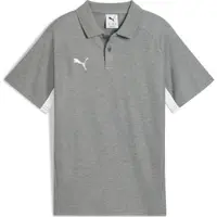 Puma Teamevostripe Polo Jr medium gray heather-silver-white (33) 176