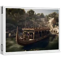 Raxxa Premium-Puzzle "Expeditionsboot", 1000 Teile