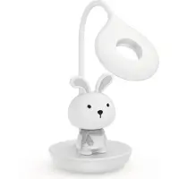 Luxus Europe - Nachtlampe Kinderzimmer Bunny Mini Weiß - Kabelloses LED-Nachtlicht für Kinder – USB-C wiederaufladbar