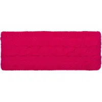 StyleBREAKER Stirnband "Strick Stirnband mit Zopfmuster", Damen, pink, Obermaterial: 85% Polyacryl PAN. 15% Polyamid PA., Modisch, Mützen Stirnband
