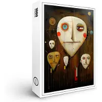 Raxxa Premium-Puzzle "Whimsical Alarmed 1", 1000 Teile