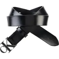 Calvin Klein Round Buckle 30mm Belt Black/antique Nickel Größe: 90 | Gürtel Outlet | Damen | Schwarz