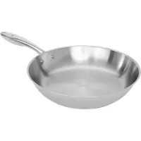 Shiori Bratpfanne aus Edelstahl 304, unbeschichtet, Induktion, 28 cm