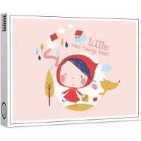 Raxxa Premium-Puzzle "Caperucita Roja sobre rosa", 1000 Teile