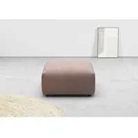 Home affaire Hocker "Glimminge auch in Breitcord, Feincord und Easy care-Bezug", rosa (rosé), B:80cm H:42cm T:80cm, 95% Polyester, 5% Nylon, Hocker, Hocker, passend zur Serie "Glimminge"