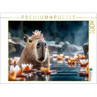 CALVENDO Puzzle Ich liebe Seerosen-Schönheitsbäder | 1000 Teile Lege-Größe 64 × 48 cm Foto-Puzzle für glückliche Stunden