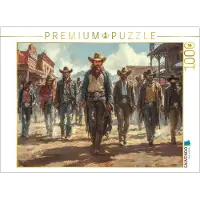 CALVENDO Puzzle "Der Wilde Westen" | 1000 Teile, fertige Größe: 64 x 48 cm | Fotopuzzle für entspannte Stunden