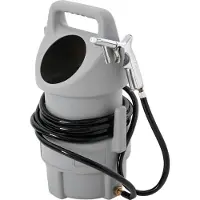 StarTech.com Mobiler Sandstrahler - gewerbliches Sandstrahlgerät Set - 22,68 kg Strahlmittelbehälter - 4,5 m Schlauch - für Metallentrostung - grau