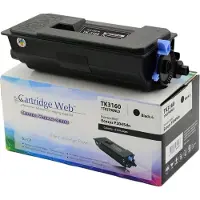 Cartridge Web Tonerkartusche Web Schwarz Kyocera TK3160 Ersatz TK-3160 (mit Abfallbehälter)
