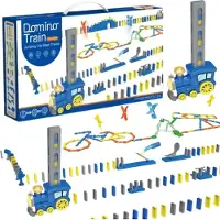 Maksik Zug Lokomotive Domino Stapeln Zug Spielzeug Blöcke Spiel Für Kinder