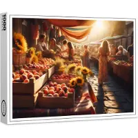 Raxxa Premium-Puzzle "Sommerlicher Obstmarkt", 1000 Teile