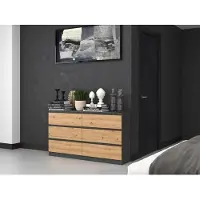 RAUMHIRSCH FURNITURE Kommode, 120/140 cm Breiten, 6 Schubladen