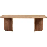 Hannah Home Couchtisch aus Holz "Akira" 120 x 60 x 41 cm – Atlantische Kiefer