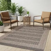 Tapiso Teppich MELISSA Natur-Optik Outdoorteppich Indoor Outdoor 60 x 200 cm