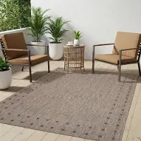 Tapiso Teppich MELISSA Natur-Optik Outdoorteppich Indoor Outdoor 200 x 290 cm