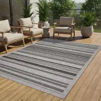 Tapiso Teppich MELISSA Natur-Optik Outdoorteppich Indoor Outdoor 120 x 170 cm