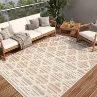 Tapiso Teppich PATIO Outdoor - Balkon und Terrassen Teppich, wetterfest & pflegeleicht 200 x 300 cm